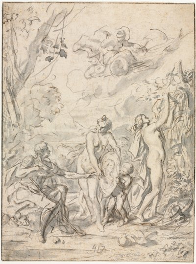 Pariisin tuomio, n. 1740-1750. tekijältä Unbekannt