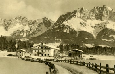 Kaiser-vuoret, Oberndorf, Tiroli, Itävalta, 1935. tekijältä Unbekannt
