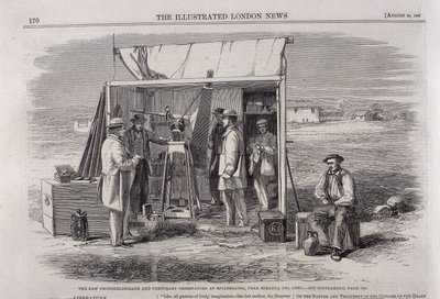 Kew-heliografia, jota käytettiin pimennyksen katselumatkalla Espanjaan, 1860 tekijältä Unbekannt