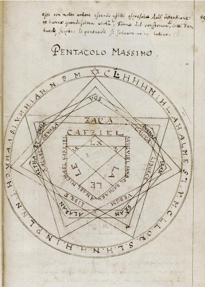 Salomon Clavicula Salomoniksen avain, 1700-luvun alku tekijältä Unbekannt