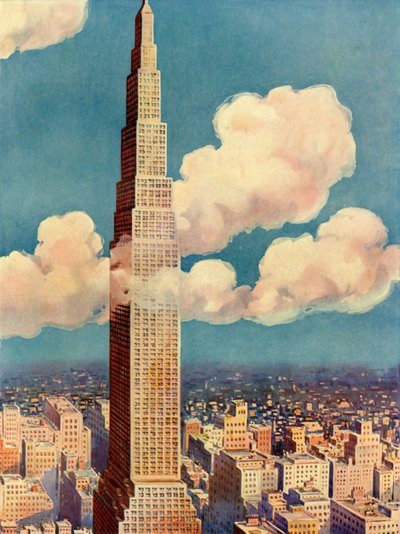 Pilvenpiirtäjien kuningas - Larkin Tower, 1930. tekijältä Unbekannt