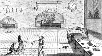 Keittiön muodonmuutos, 1762 tekijältä Unbekannt