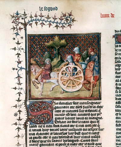 Kärryjen ritari Sir Lancelot, 1344 tekijältä Unbekannt