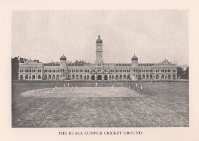 Kuala Lumpurin krikettikenttä, Malaya, 1912. tekijältä Unbekannt