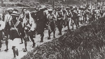 Kuomintangin joukot valloittivat Pekingin kesäkuussa 1928 tekijältä Unbekannt