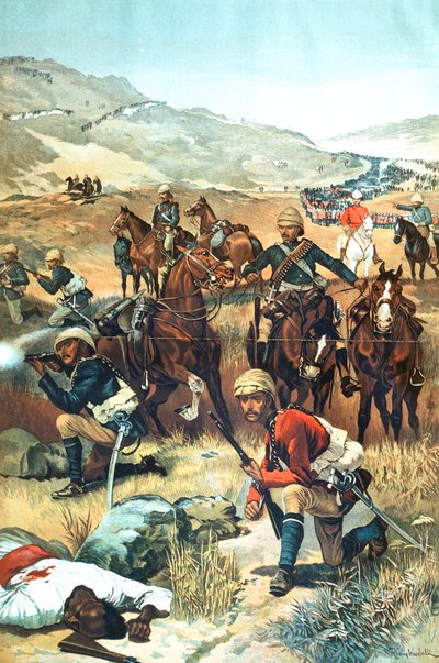 Viimeinen laukaus Sudanissa, 1885 tekijältä Unbekannt