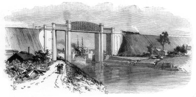 Latchford Viaduct, Manchester Ship Canal, 1894 tekijältä Unbekannt