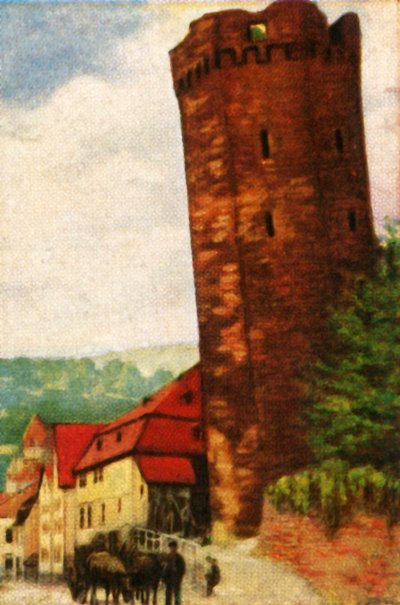 Dausenaun kalteva torni, vuodelta 1928. tekijältä Unbekannt