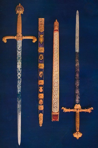 Lord Mayors Sword of State ja Pearl Sword, 1916 tekijältä Unbekannt