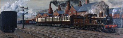 Manchester Express lähellä Stoke-on-Trentiä tekijältä Unbekannt