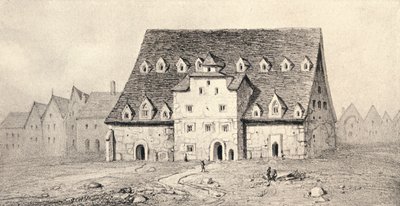St Germain-des Presin markkinat, 1915 tekijältä Unbekannt