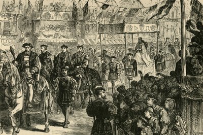 Anne Boleynin hääkulkue, 1533, 1890. tekijältä Unbekannt
