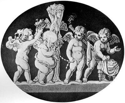 Cupidon ja Psychen avioliitto, 1797 tekijältä Unbekannt