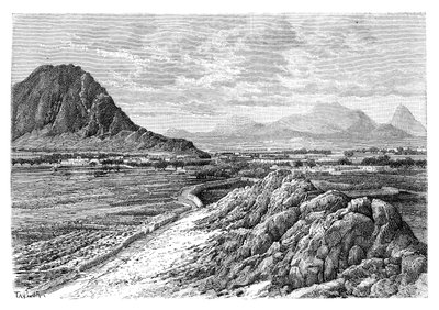 Marshan sola, Kandaharin pohjoispuolella, Afganistan, 1895 tekijältä Unbekannt