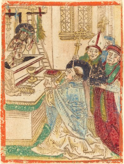 La missa de Sant Gregori, 14801490. finlandès tekijältä Unbekannt