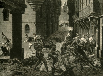 Pyhän Bartolomeuksen verilöyly, 1572, 1890. tekijältä Unbekannt