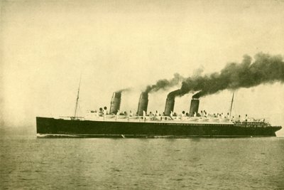 Mauretania Cunard Line, 30 696 tonnia, vuodelta 1930. tekijältä Unbekannt