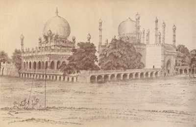 Bijapurin kuninkaan Ibrahim Shahin mausoleumi Bijapurissa, 1821, 1936. tekijältä Unbekannt