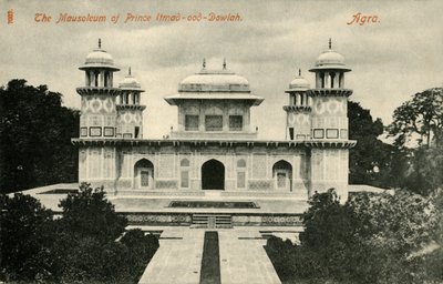 Prinssi Itmad-ood-Dowlahin mausoleumi. Agra. tekijältä Unbekannt