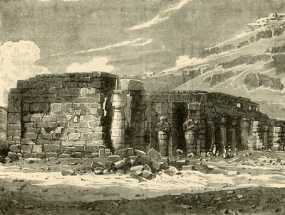 Memnonium Thebessa, 1890. tekijältä Unbekannt