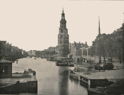 Montelbaanstoren, Amsterdam, Alankomaat, 1895. tekijältä Unbekannt