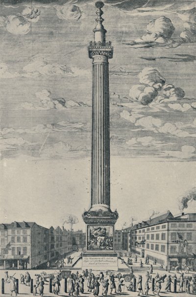 Lontoon muistomerkki, c1685, 1920 tekijältä Unbekannt