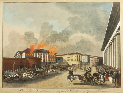 Moskovan palomiehet, 1810 tekijältä Unbekannt