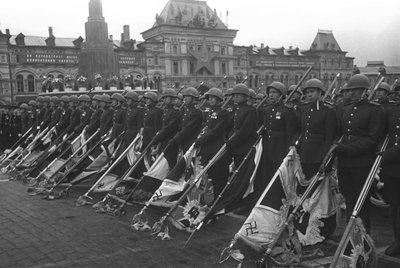 Moskovan voittoparaati, 24. kesäkuuta 1945 tekijältä Unbekannt