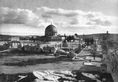 Omarin moskeija muinaisen temppelin paikalla, Betlehem, Israel, 1926 tekijältä Unbekannt