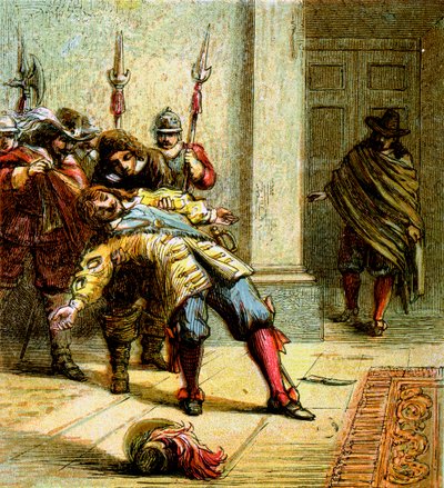 Buckinghamin murha, 1628, n. 1850 tekijältä Unbekannt