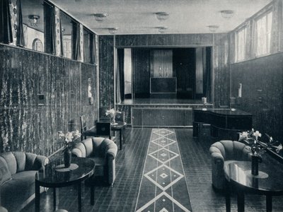 Stocletin palatsin musiikkihuone, Bryssel, Belgia, 1914 tekijältä Unbekannt