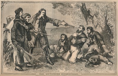 The Mutineers Overpowered, c1870 tekijältä Unbekannt