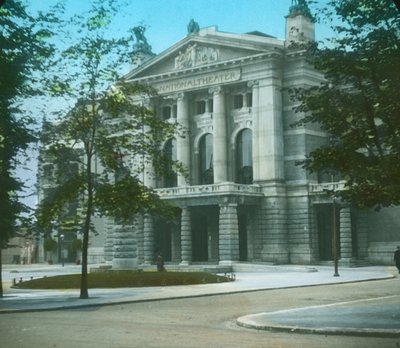 Kansallisteatteri, Christiania, Oslo, Norja, 1800-luvun loppu - 1900-luvun alku. tekijältä Unbekannt