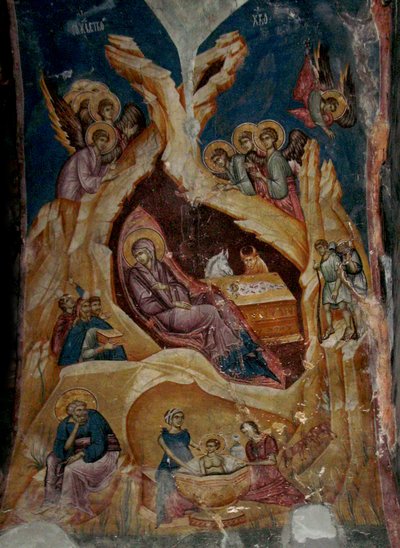 Kristuksen syntymä, 1300-luku tekijältä Unbekannt