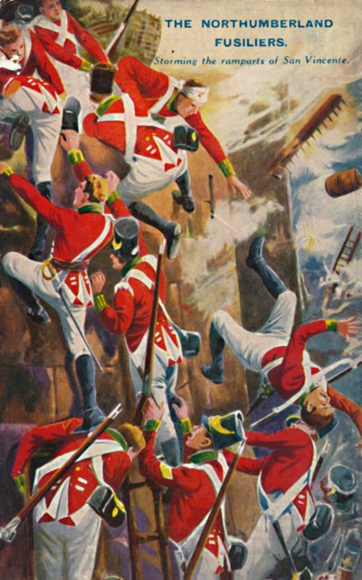Northumberland Fusiliers. Hyökkäys San Vincenten valleille, 1812, 1939. tekijältä Unbekannt