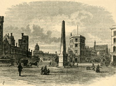 Obeliski St. Georgesin sirkuksessa, c1878. tekijältä Unbekannt