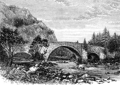 Old Bridge, Invercauld, Skotlanti, 1900 tekijältä Unbekannt