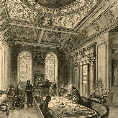 The Old Court of Aldermen, Guildhall, 1897. tekijältä Unbekannt