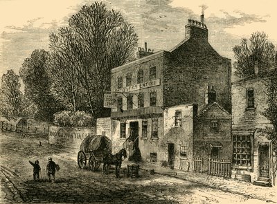The Old Crown Inn, Highgate, 1830, c1876. tekijältä Unbekannt