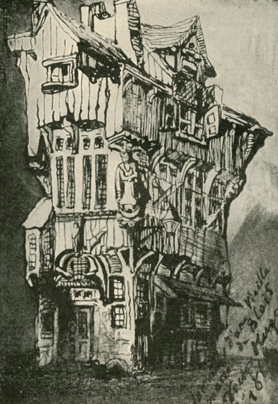 Vanha talo Bloisissa, 1800-luku, 1902 tekijältä Unbekannt