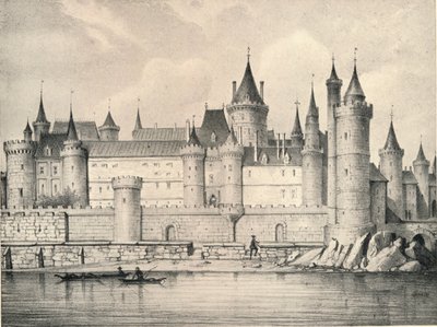 Vanha Louvre vuonna 1670, 1915 tekijältä Unbekannt