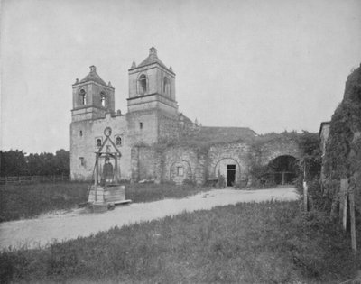 Vanha lähetystyö San Antoniossa, 1800-luku tekijältä Unbekannt