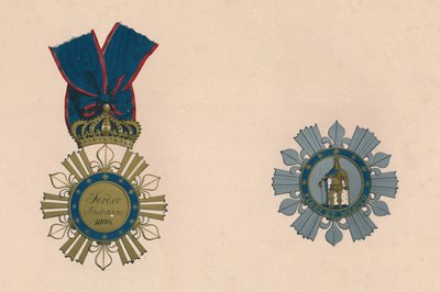 Pyhän Ferdinandin ja ansioiden ritarikunta, 1800-luku tekijältä Unbekannt