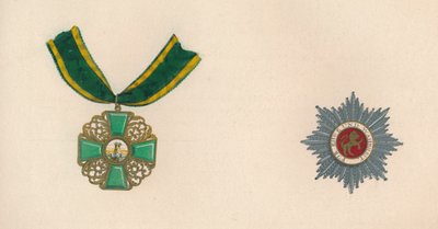 Badenin leijonan ritarikunta Daringenin kultainen leijona, 1800-luku tekijältä Unbekannt