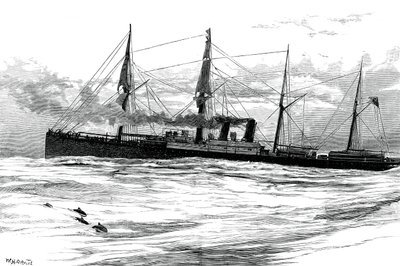 Orient Steam Navigation Companyn höyrylaiva Orient, c1880 tekijältä Unbekannt