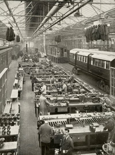 Lontoon matkustajaliikenteen omistaman maanalaisen liikkuvan kaluston peruskorjaus, 1935-36. tekijältä Unbekannt