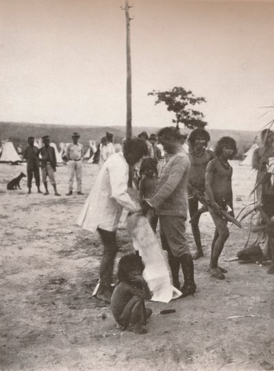 Intiaanien rauhoittaminen, 1914 tekijältä Unbekannt