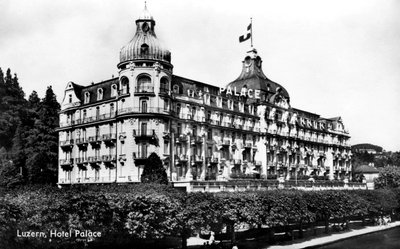 Palace Hotel, Luzern, Sveitsi, 1900-luvun alku tekijältä Unbekannt