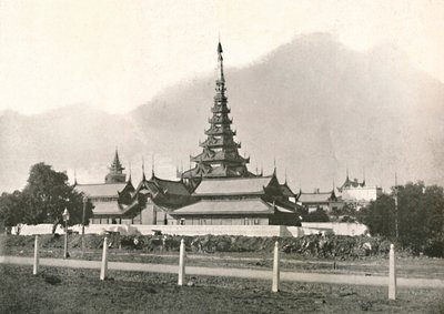 Palatsi, Mandalay, 1900. tekijältä Unbekannt