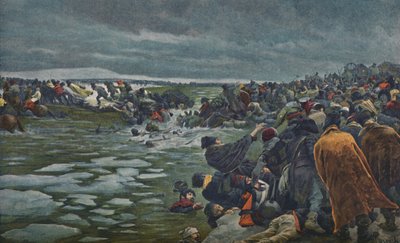 Beresinan kulku, marraskuu 1812, 1896. tekijältä Unbekannt